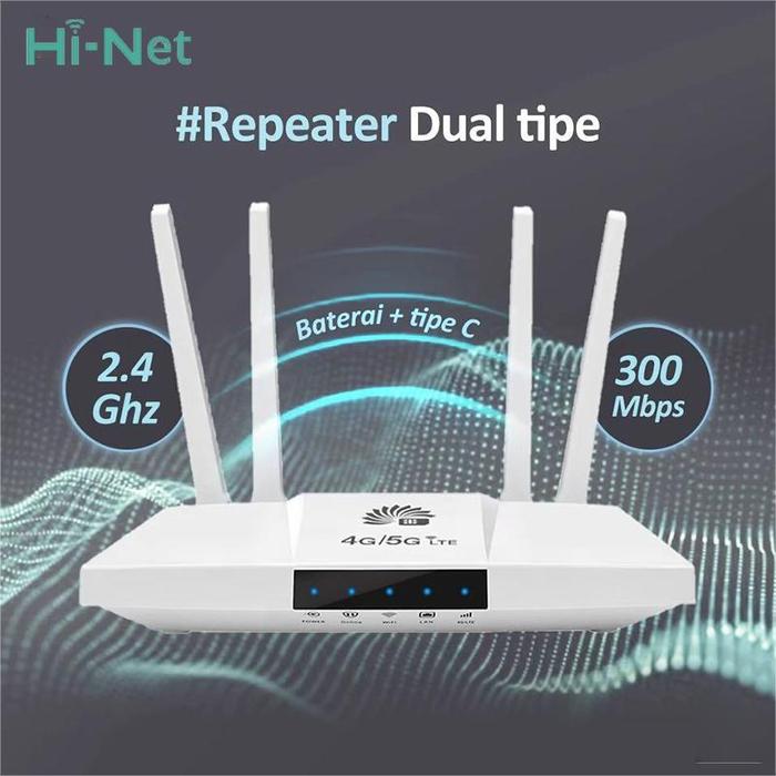 Imagine R311 Promo Hi-Net Router 4G LTE R311 PRO 300Mbps dengan 32 Pengguna, 2.4Ghz ...