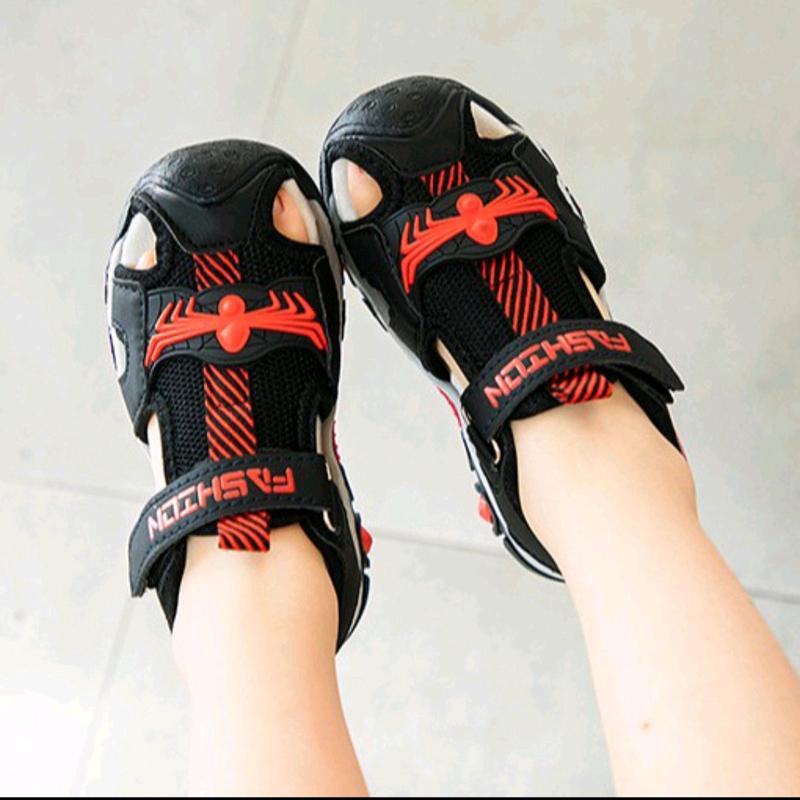 Sepatu Sandal Anak Spiderman Import Premium 7
