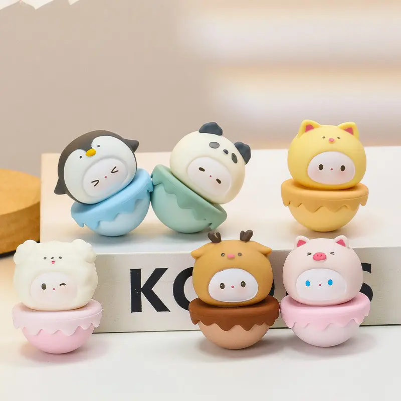 Cute and Stable Emotions Office Desktop Decoration Cute Pets Stress Relieving Toys Gifts for Children and Friends