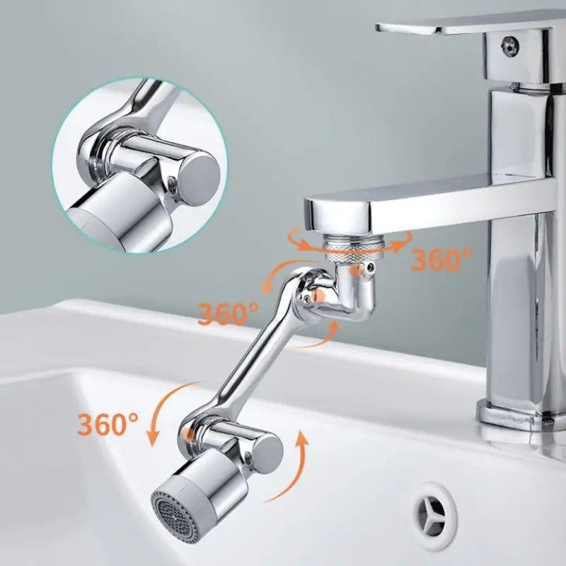 Product Introduction of 360° Swivel Faucet Extender, Bathroom Faucet Extender, Sink Adapter for Easy Bathroom Access, Bathroom Fixture Sets Accessories 4