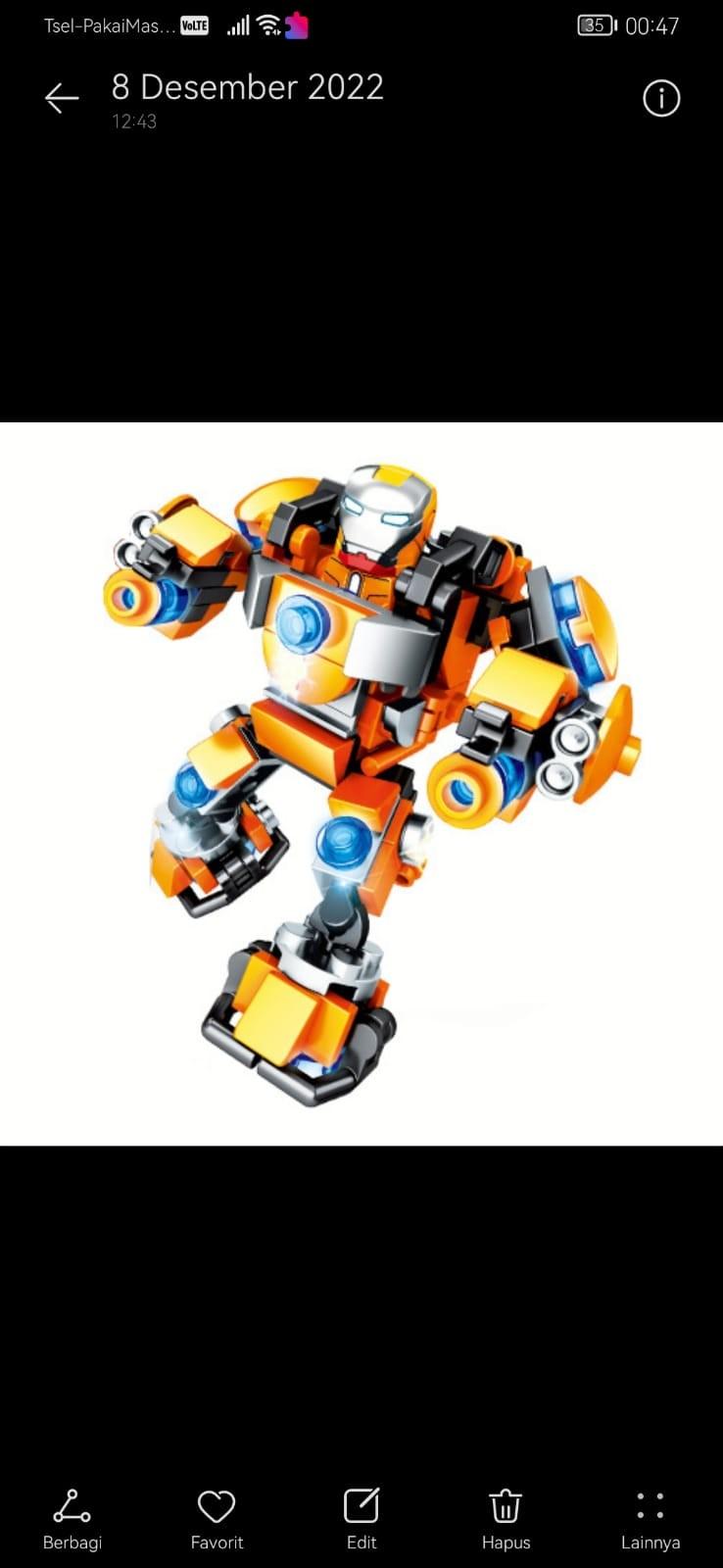 Product Introduction of Mainan anak action figure Avengers Ironman War Machine Brick Avengers Ironman Toy 3