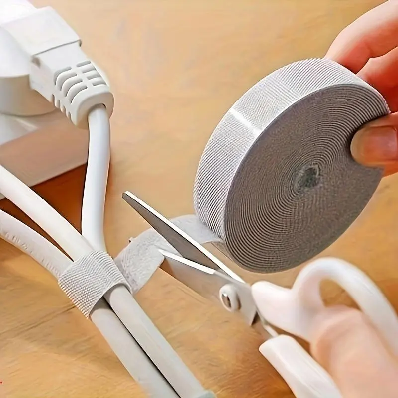 Cable Management Tie, 4 Counts/set Multifunctional Cable Organizer, Cable Management Tool for Home Office, Desk Organizer