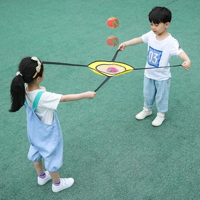 Two-Player Interactive Toss and Catch Ball Game Children Outdoor Fun and Sports Parent-child Toy Sensory Play Toys