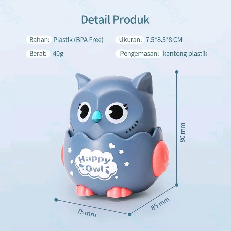 HAPPY OWL Mainan Anak No Batrai 1
