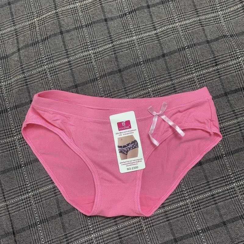2300_Combo 5-10 Quần lót, quần chíp cotton có nơ  (QNR19)_Tân Uyên Shop Nữ Thun Women Nhung Kem Voi Quần lót nữ 4