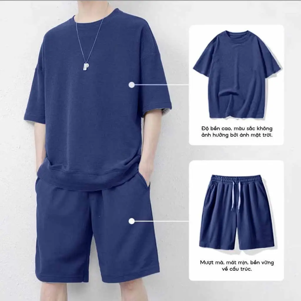 set bộ quần áo nam GRAFFITI chất liệu thun lạnh mềm mại co giãn thoải mái, phong cách trẻ trung năng động xốp trơn