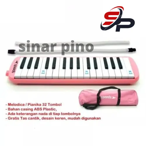 pianika Box Kain warna warni Alat