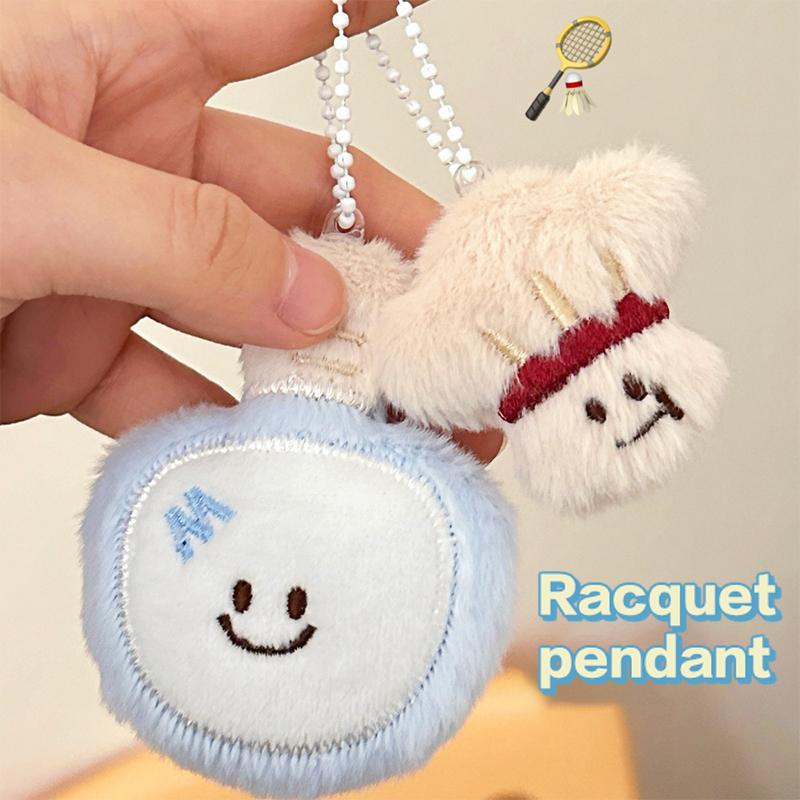 Product Introduction of Dây Chuyền Chìa Khóa Tennis Cầu Lông, Thiết Kế Nhồi Bông Hoạt Hình, Bồng Bềnh Và Dễ Thương, Búp Bê Nhồi Bông Mềm Mại Và Sáng Tạo, Trâm Cài, Mặt Dây Chuyền Ba Lô, Phụ Kiện Trang Trí 16
