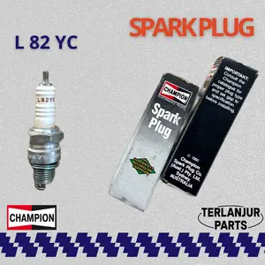 Busi Champion L82YC RXking F1ZR Tornado Vespa Drat Pendek Original Champion