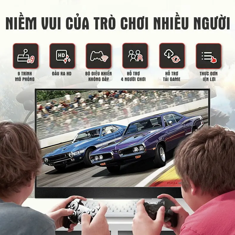 Bảng điều khiển trò chơi TV, Bộ điều khiển trò chơi TV tại nhà HDMI tay cầm đôi M8, 10.000 trình mô phỏng trò chơi 2