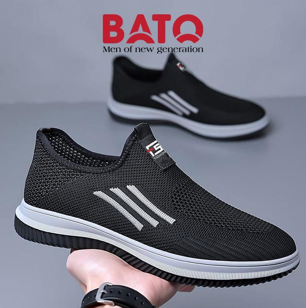 Giày Lười Vải Nam Thoáng Khí Mùa Hè Sợi Dệt Siêu Bền Chạy Bộ Thể Dục Đi Chơi G207 Sneaker Cao Su