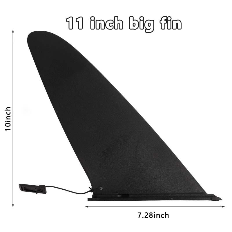 Product Introduction of Surfboard Paddleboard Snap-On Tailfin Boat Sup Slide-In Large Fins Removable Splitter Rudder 27