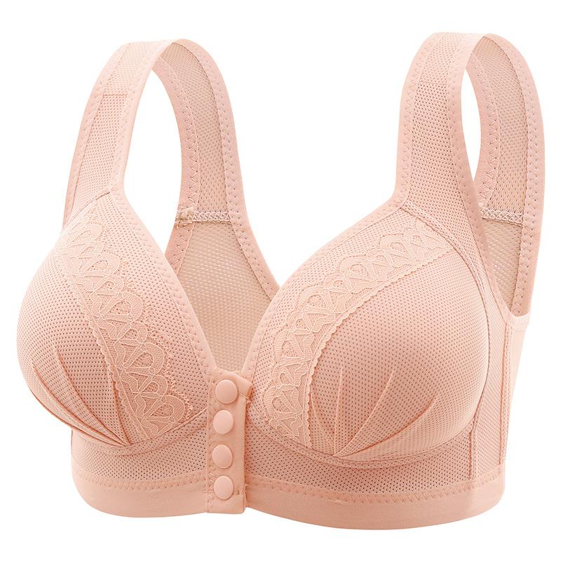 New plus Size Thin Wireless Front Button Bra Beauty Back and - TikTok ...