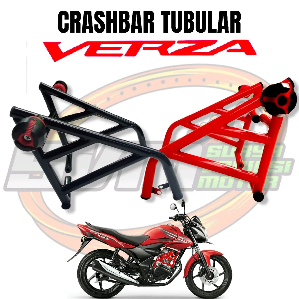 Crashbar VERZA 150 Tubular Honda Verza 150 Pelindung Body Motor