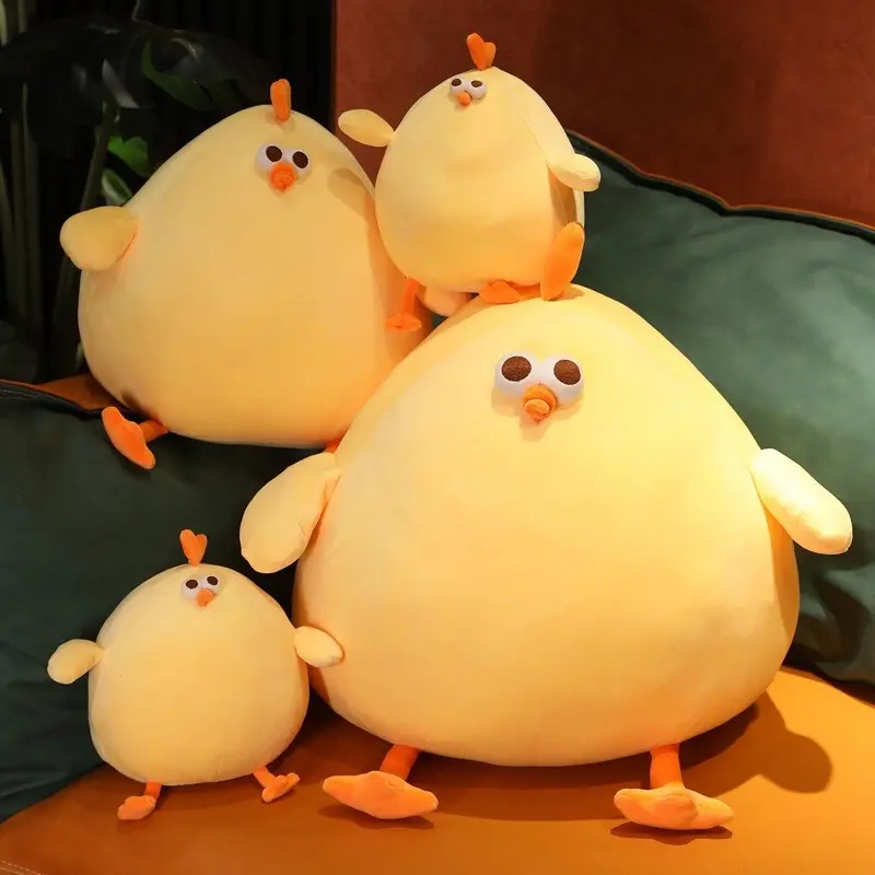 Gấu bông con gà tròn vàng  dễ thương bigsize 75cm Gà con hoạt hình  - FREESHIP Thú Bông Toy Thú Nhồi Bông Đồ Chơi Phát Nhạc Voi