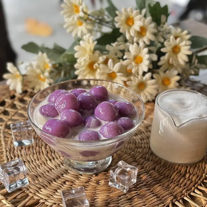 Trân châu Khoai Môn Viên To 1Kg - Topping Trà sữa, Chè 3