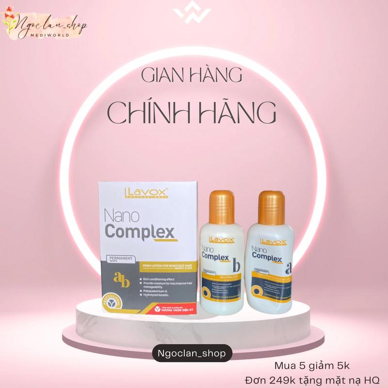 Thuốc uốn lạnh cá nhân Lavox 120ml tặng giấy uốn, xương uốn [tận gốc] tiện dụng,tạo kiểu tóc xoăn hợp thời tra Pomade