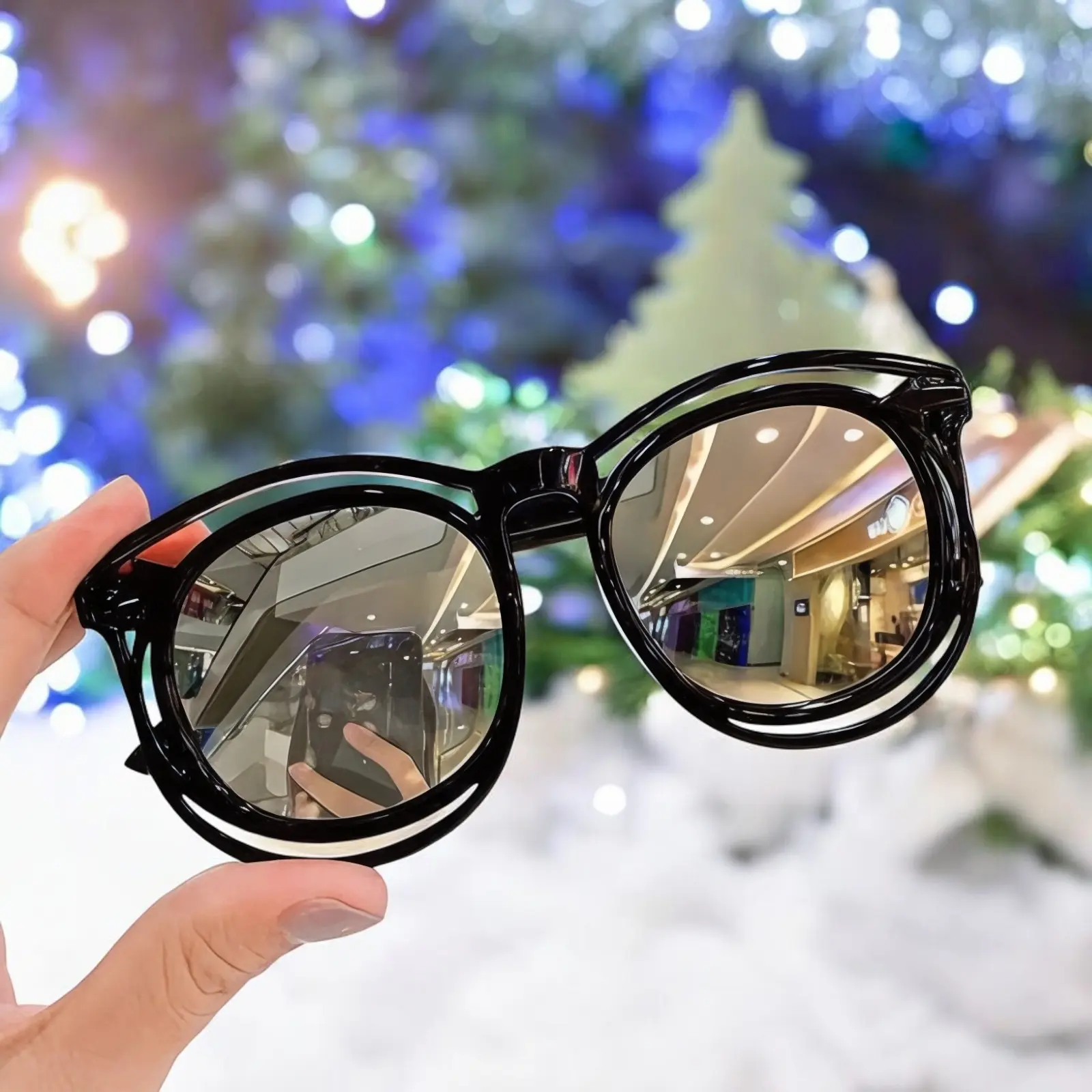 Kính Mắt Thời trang Che Nắng Chống Tia UV Cho Bé Trai, Bé Gái Độ Tuổi 3-13 Tuổi Gọng Vuông Nhựa Polyester