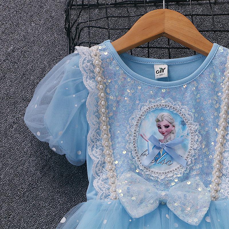 Product Introduction of Frozen Princess Dress Girls' Dress Children's Luminous Aisha Dress Lolita Dress Summer New 20