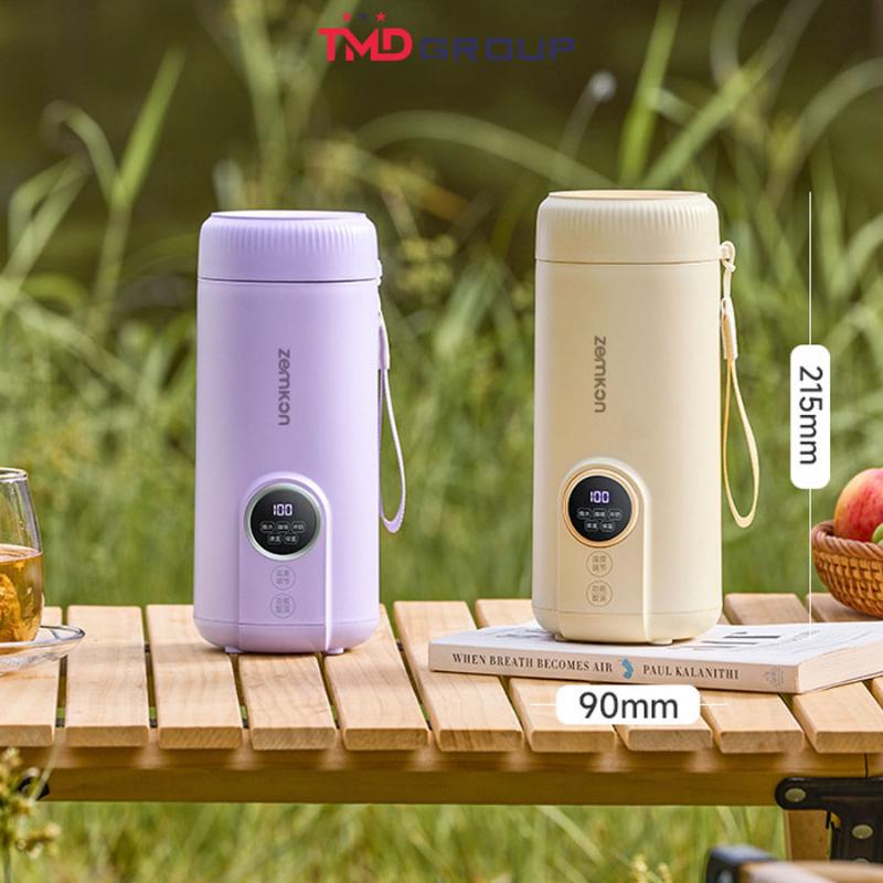 Bình đun siêu tốc mini TMD - Công suất 400w thể tích 550ml 4 mức nhiệt giữ ấm…