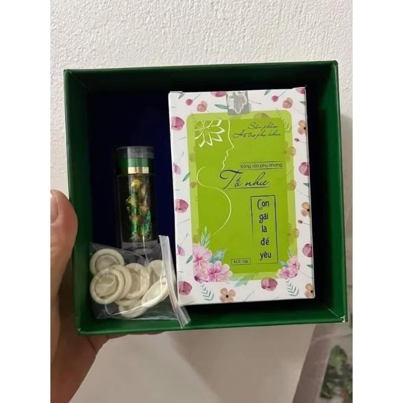 Bộ Viên đặt phụ khoa+ Xông ngâm Tố Như Thanh mộc hương (1 Hộp viên đặt+ hộp xông ngâm) 1