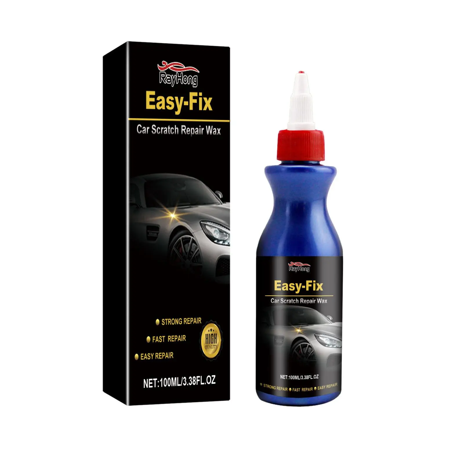Car Scratch Repair Wax, Multipurpose Easy Fix Car Scratch Repair Wax, Stain Removal, Car Maintenance Supplies, Professional Car Body Repair Tool