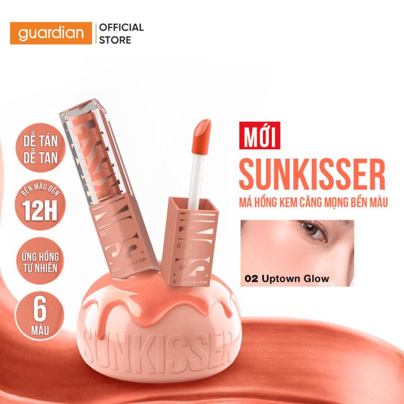  Má Hồng Dạng Kem Maybelline New York Sunkisser Blush 4.7Ml 