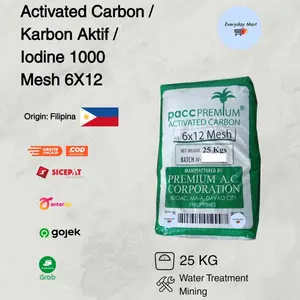 Karbon Aktif Premium Davao (Iodine 1000) - 25 KG