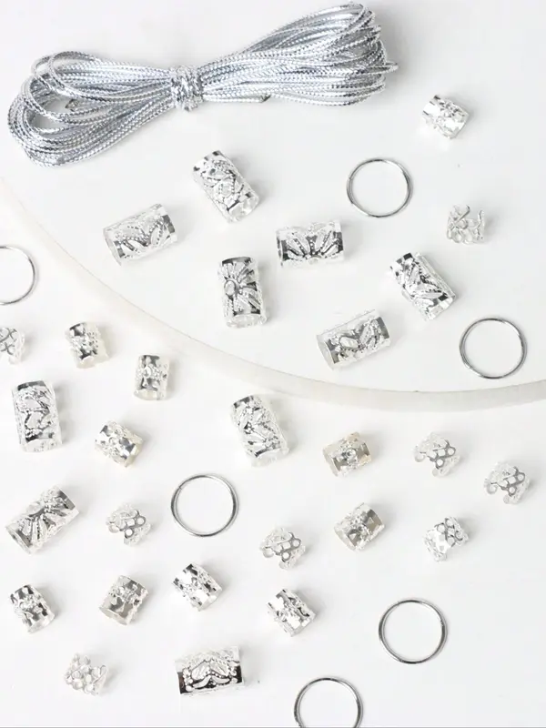 Hollow Out Design Hair Ring, 41pcs/set Fashionable Hair Accessories for Women & Girls, Trendy All-match & Exquisite Hair Accessories for Daily Wear 7