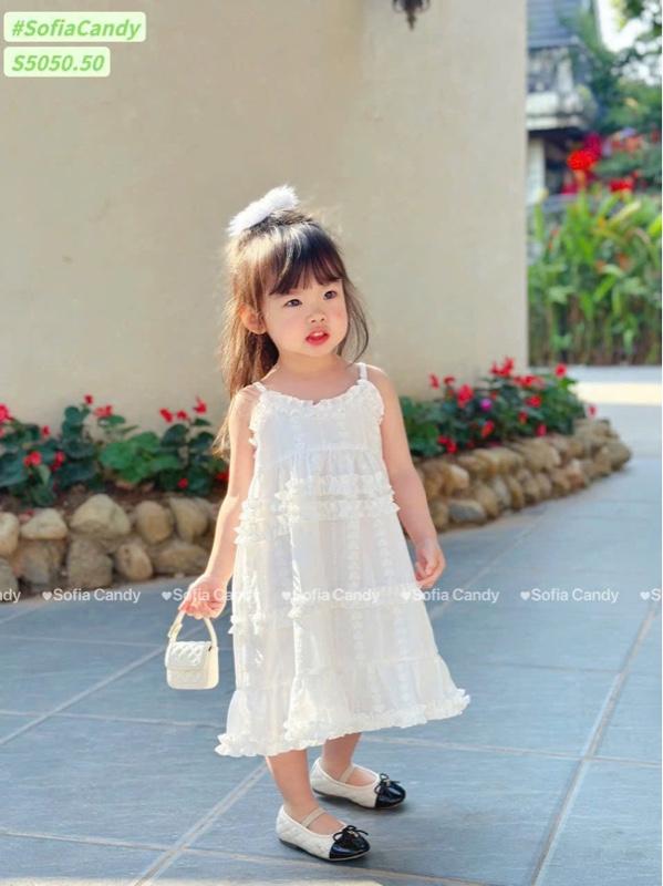 Product Introduction of Váy thêu trắng tiểu thư xinh yêu vô cùng 6