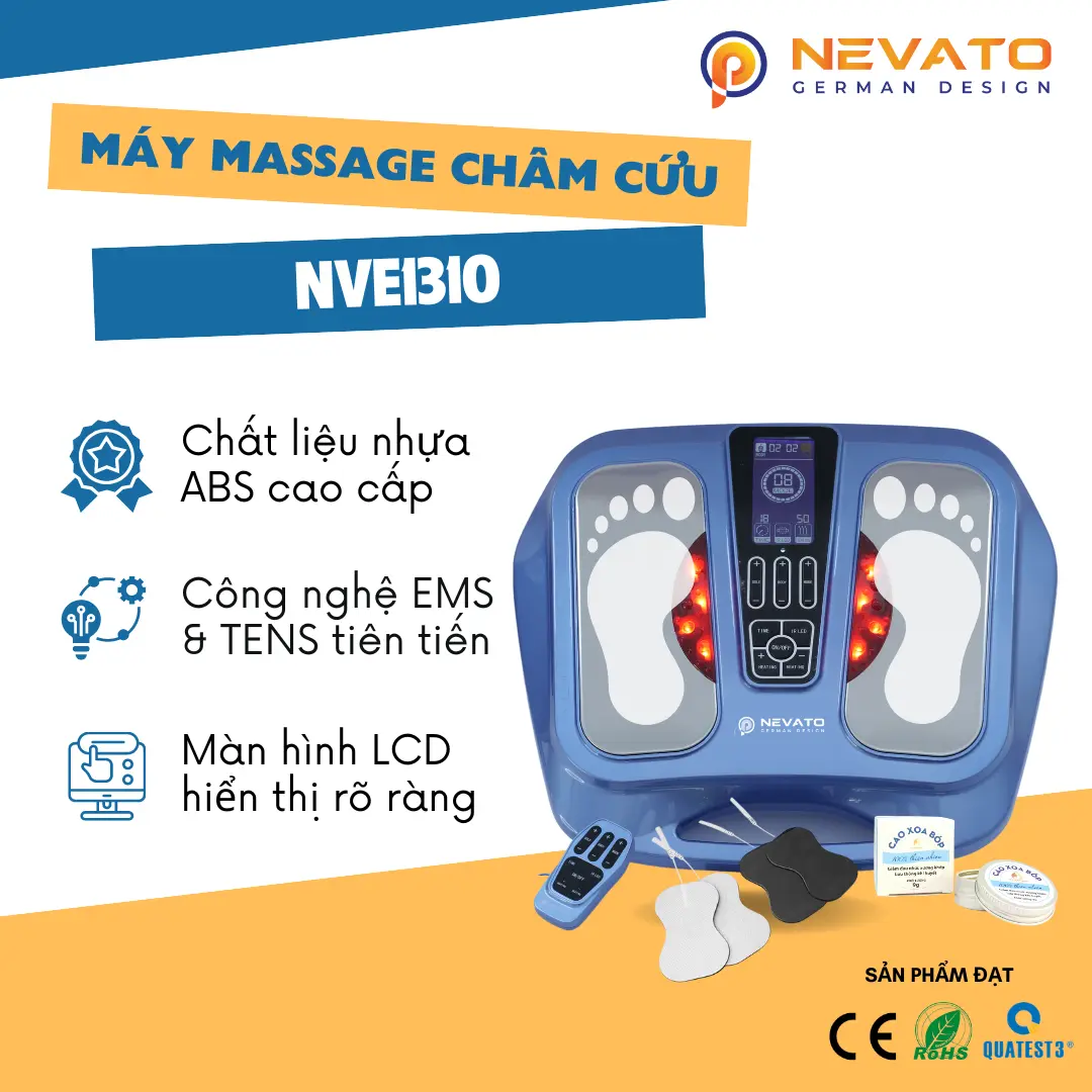 Máy Massage Chân Và Toàn Thân Nevato NVE1310