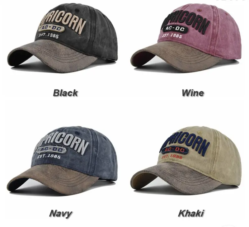 Mũ nón lưỡi trai unisex phong cách retro vintage hàn quốc thêu chữ los angeles heart capricon 5