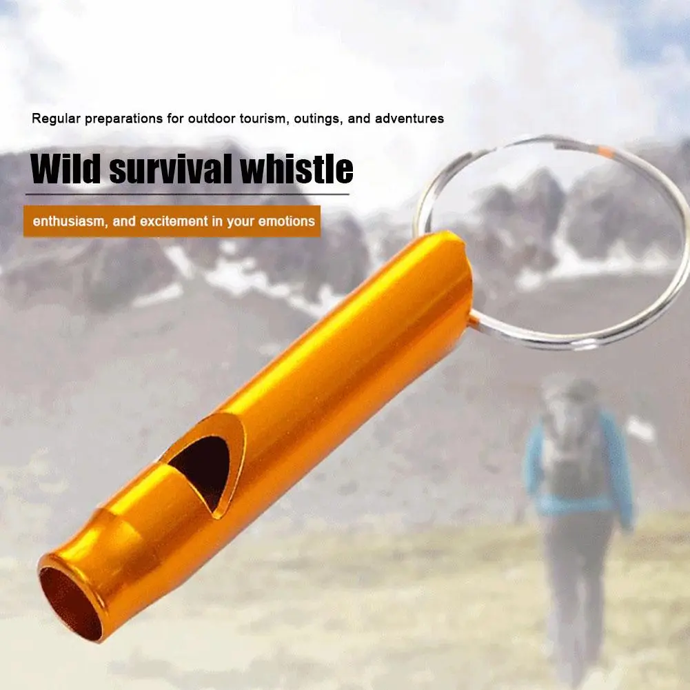 Aluminum Alloy Colorful Small Whistle Sports Sports Referee Whistle Firefighting Wilderness Survival Whistle