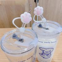 Gambar 【Apligod】Dustproof Silicone Straws Cover Creative Cute Silicone Environmental Protection Straw Plug Straw Baby Kids Water Cup Accessories COD - 6 dari Apligod Kota Bekasi 4 Tokopedia