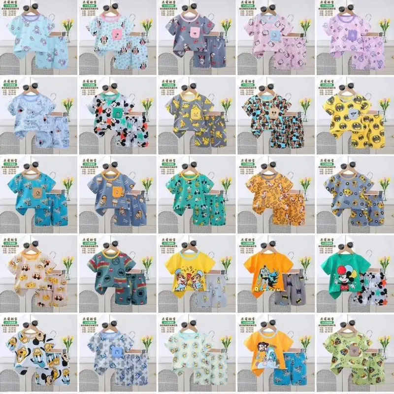 BỘ XUẤT HÀN SIZE 8-30kg bé trai - bé gái - COTTON KHÁNG KHUẨN ( COMBO 3 Bộ )