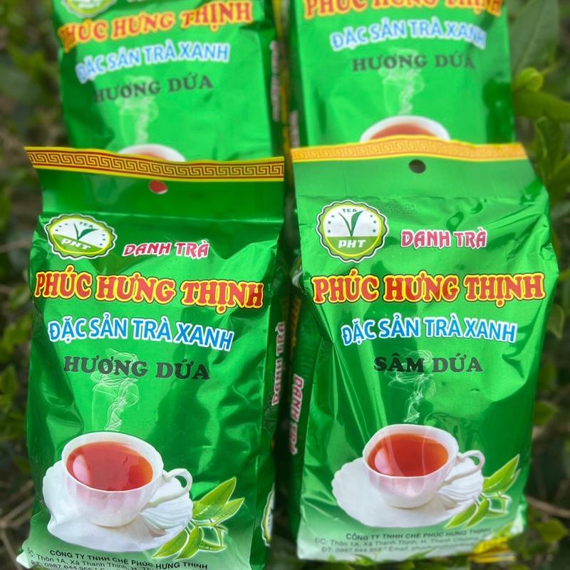 Combo 4 gói Trà Lài, Sâm Dứa (gói 300gram tặng 1 muỗng inox sẵn trong gói) tổng 1,2kg kèm Tặng 4 muỗng inox Nước Trà Tea Chè