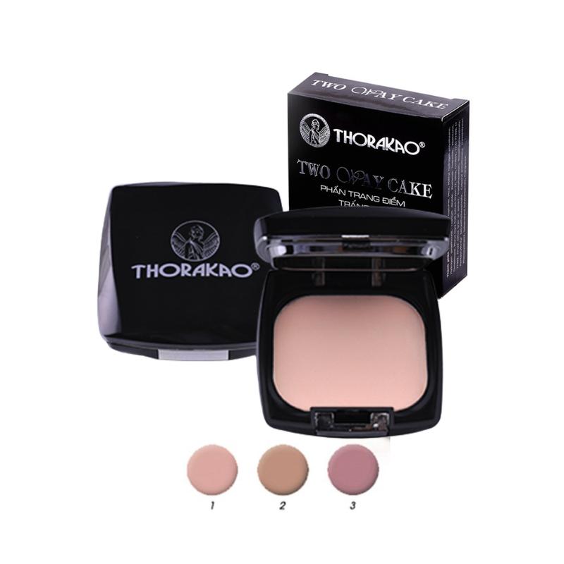 Phấn Phủ trang điểm trắng da Thorakao 9g, kiềm dầu dưỡng trắng da