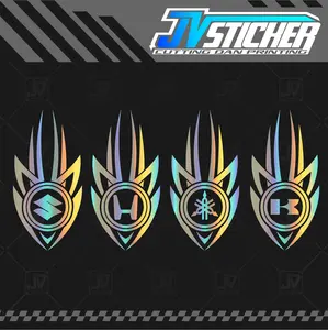 stiker triball spackbor logo cutting sticker motor Motorcycle hiasan tribal