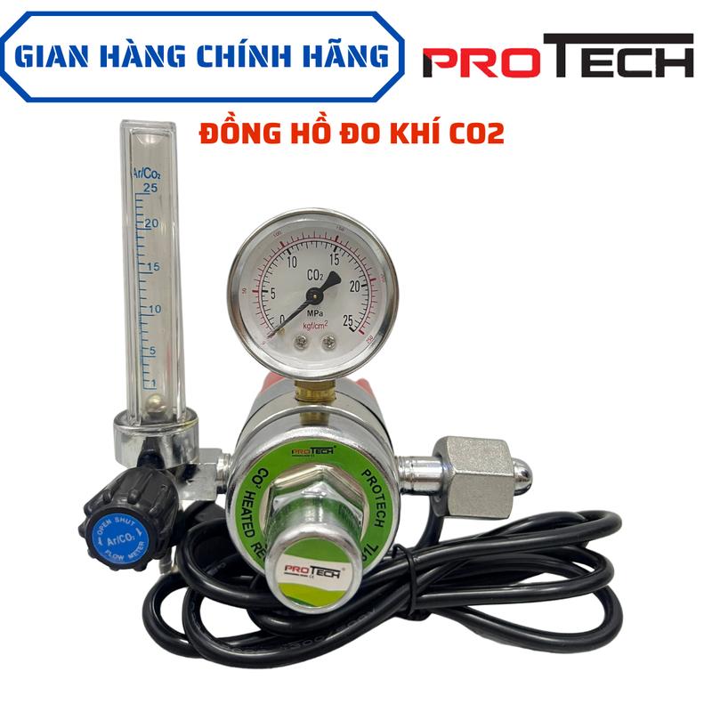  Đồng Hồ Đo Áp Suất Khí CO2 0-25Mpa dùng cho máy hàn mig dùng khí 