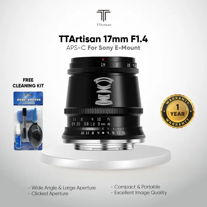 TTArtisan 17mm F1.4 APS-C Lens Camera 8