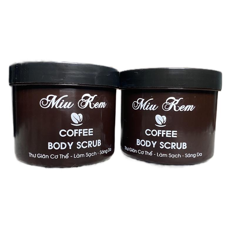 COMBO 1KG Tẩy tế bào chết Body cà phê thiên nhiên ( thương hiệu MIU KEM ) mềm da, mịn da , mờ thâm Women