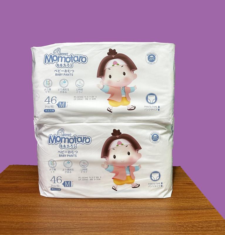 [KHÔNG QUÀ- N09S] 2 Bịch Bỉm Momotaro (Combo 2 Bịch Momo Trắng), Công Nghệ Hạt Sap  Mỏng, Mềm, Thoáng Mát, Thấm Hút Tốt, Đầy Đủ Size Dán S56/M48 Quần M46/L42/XL39/XXL36/3XL35 Cho Bé Women