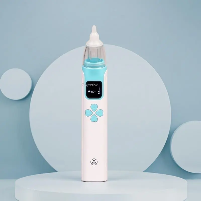 Nasal aspirator for babies, electric baby sniffer, and nasal mucus remover for infants and young children to clean nasal congestion. Newborn children use it at home to collect nasal feces