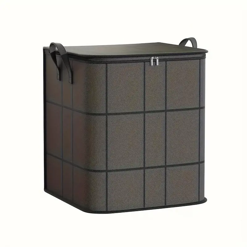 Foldable Storage Bag,  1 Count Large Capacity Clothes Storage Bag with Handle, Durable Storage Organizer for Home, Travel, Dormitory 2