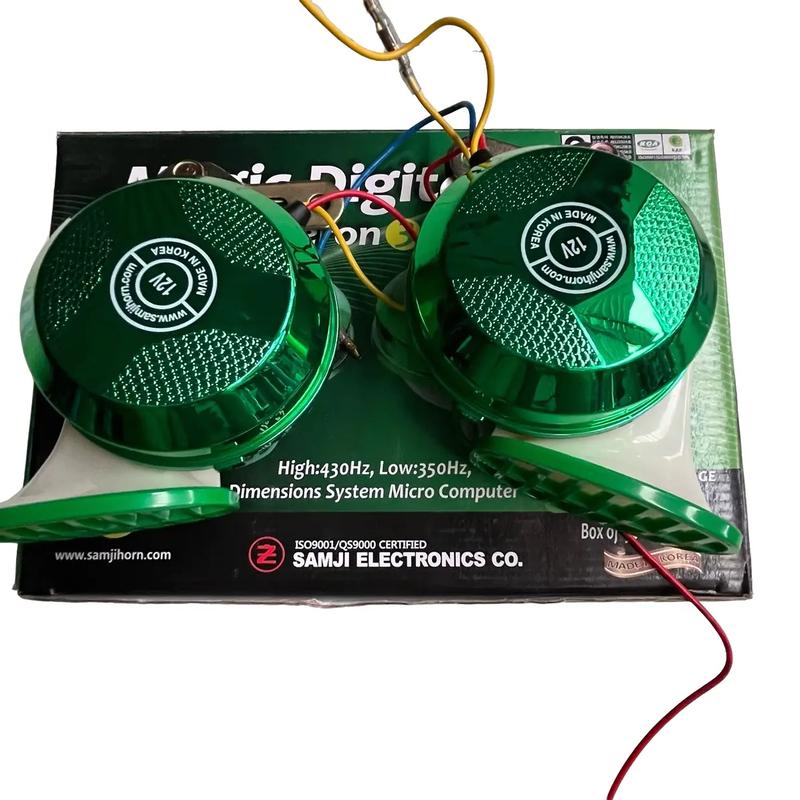  Còi SAMJI 12V 24V Hàn Quốc 3 Tiếng Dùng Cho Xe Xe Ô Tô  Xe Tải - Phụ Kiện Nhại Còi 