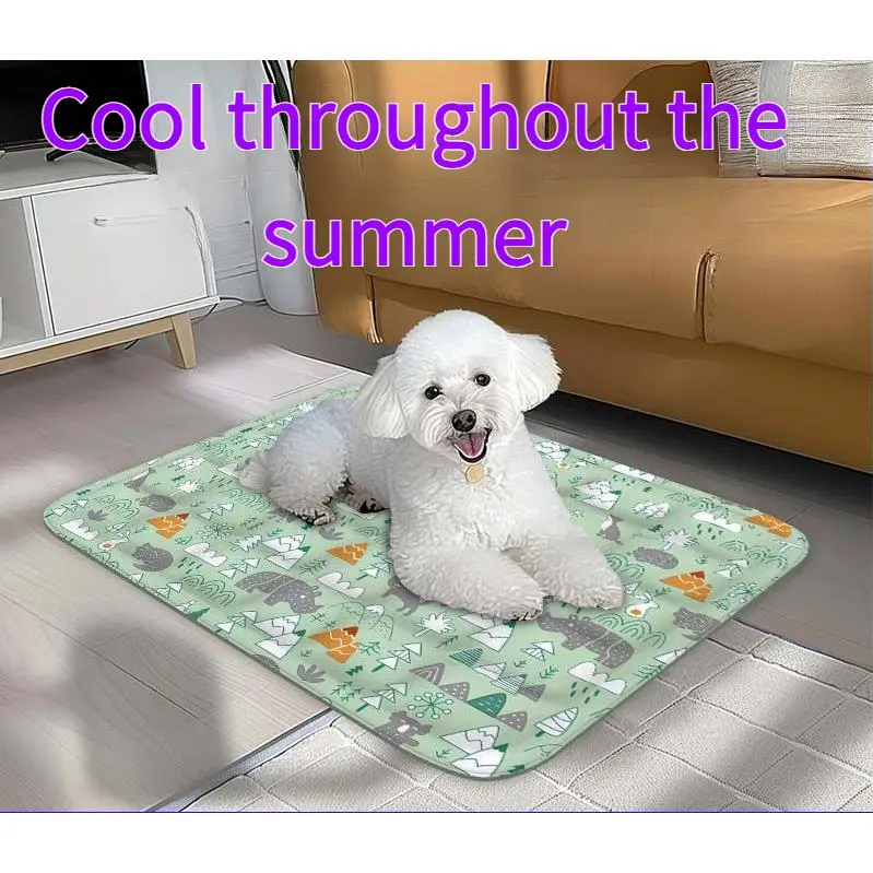 Pet Cooling Mat Dog Cooling Mat, Large and Thick, Bite-Resistant Cat Bed, Dog Bed Summer Cooling Mat Supplies