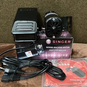 1 set Dinamo + pedal Mesin Jahit Kecil & Obras Merk SINGER 100 WATT / dinamo singer untuk mesin jahit jadul
