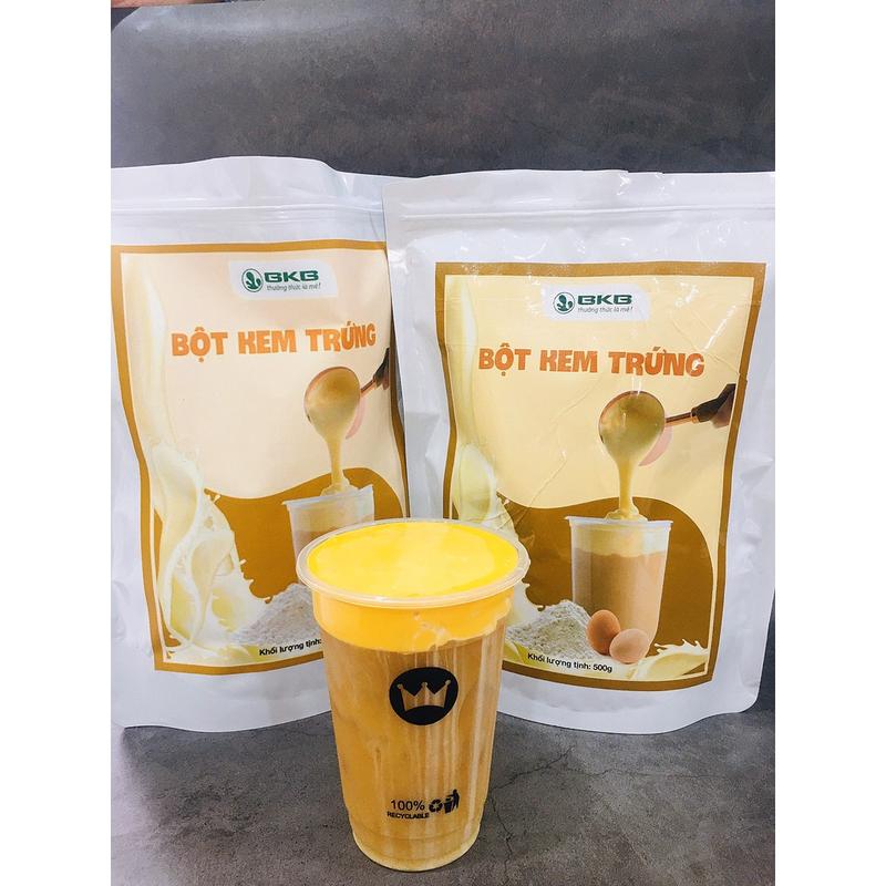 Bột kem trứng BKB 500gram thơm ngon, tiện lợi, béo ngậy