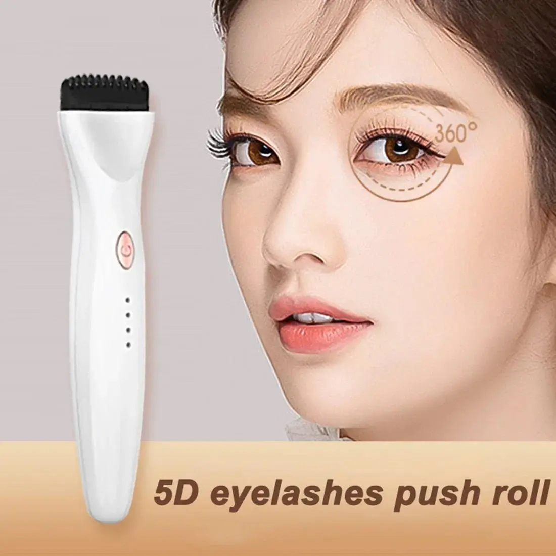 5D Push Heated Eyelash Curler 3 Modes Electric Eye Lashes Eyelash Grafting Long Lasting Makeup Tool Hot Viewer