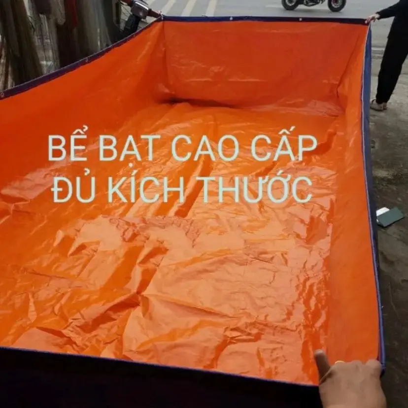 BỂ BẠT NUÔI CÁ, ỐC, ẾCH , LƯƠN ĐỦ KÍCH THƯỚC - 2*1*0,5 - Bể bơi cho trẻ em
